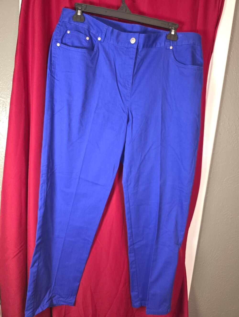 NWT Ruby Rd. Spellbound Royal Blue Pull On Pants Plus Size 18W